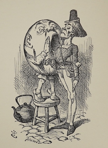 Carroll, Lewis – Alice's Adventures in Wonderland, ill. Tenniel, 1937, Bayntun and Riviere gilt crushed blue morocco with presentation to Group Captain R.W.G.Lywood, Empire Flying School, 1944